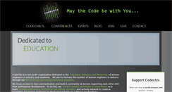 Desktop Screenshot of codechix.org