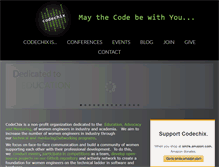 Tablet Screenshot of codechix.org